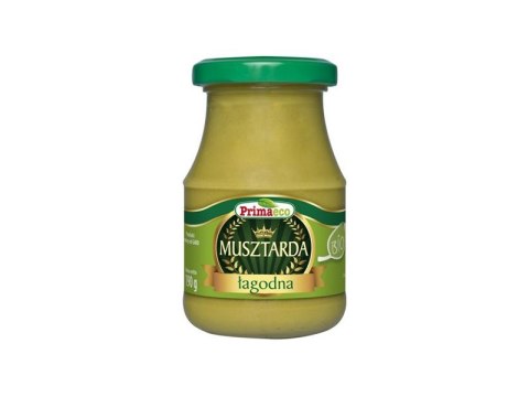 MUSZTARDA ŁAGODNA BIO 170 g - PRIMAVIKA (PRIMAECO) PRIMAVIKA MUSZTARDA ŁAGODNA BIO 170 g - PRIMAVIKA (PRIMAECO) PRIMAVIKA