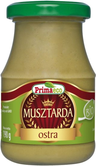 MUSZTARDA OSTRA BIO 170 g - PRIMAVIKA (PRIMAECO) PRIMAVIKA