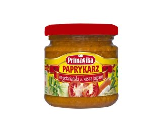 PAPRYKARZ WEGAŃSKI Z KASZĄ JAGLANĄ BEZGLUTENOWY 160 g - PRIMAVIKA PRIMAVIKA