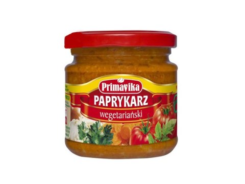 PAPRYKARZ WEGAŃSKI Z RYŻEM BEZGLUTENOWY 160 g - PRIMAVIKA PRIMAVIKA PAPRYKARZ WEGAŃSKI Z RYŻEM BEZGLUTENOWY 160 g - PRIMAVIKA PRIMAVIKA