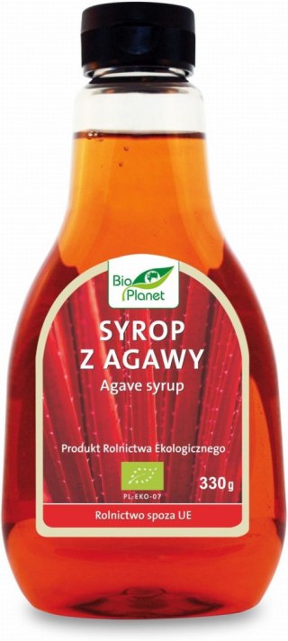 SYROP Z AGAWY BEZGLUTENOWY BIO 330 g (239 ml) - BIO PLANET BIO PLANET - SERIA CZERWONA