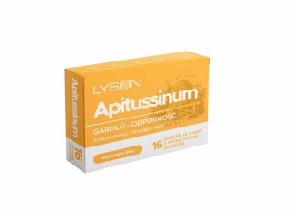 APITUSSINUM PYŁEK KWIATOWY PROPOLIS MIÓD GARDŁO ODPORNOŚĆ PASTYLKI ŁYSOŃ