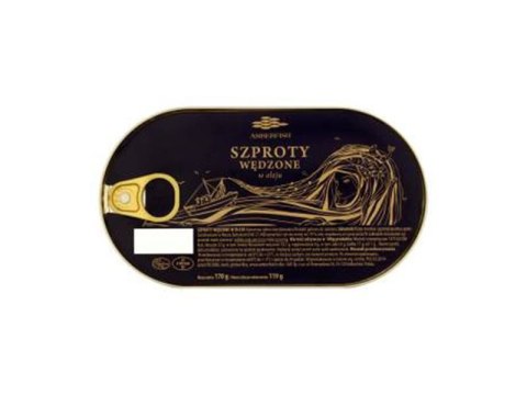 BAŁTYCKIE SZPROTY WĘDZONE W OLEJU 170G AMBERFISH AMBERFISH BAŁTYCKIE SZPROTY WĘDZONE W OLEJU 170G AMBERFISH AMBERFISH