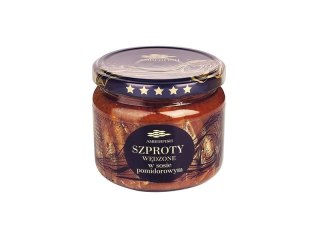 BAŁTYCKIE SZPROTY WĘDZONE W SOSIE POMIDOROWYM 280g AMBERFISH AMBERFISH