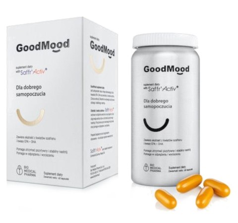 Bio Medical Pharma GoodMood suplement dla dobrego sampoczucia 60 kapsułek Bio Medical Pharma GoodMood suplement dla dobrego sampoczucia 60 kapsułek