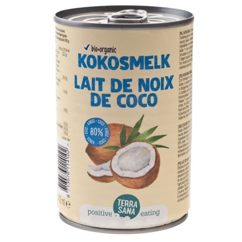 COCONUT MILK - NAPÓJ KOKOSOWY BEZ GUMY GUAR (22 % TŁUSZCZU) BIO 400 ml - TERRASANA TERRASANA COCONUT MILK - NAPÓJ KOKOSOWY BEZ GUMY GUAR (22 % TŁUSZCZU) BIO 400 ml - TERRASANA TERRASANA