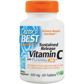 Doctor's Best Witamina C o przedłużonym uwalnianiu 500mg 60 tabletek