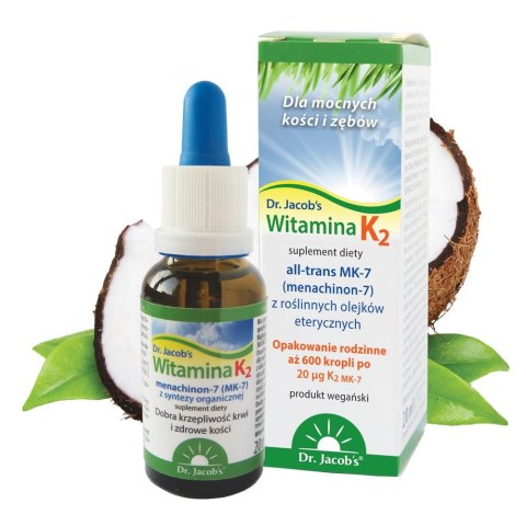 Dr. Jacob's Witamina K2 MK-7 20ml Dr. Jacob's Witamina K2 MK-7 20ml