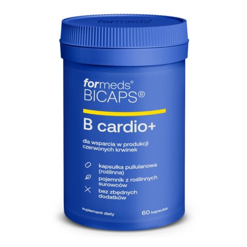 ForMeds Bicaps B Cardio + 60 kapsułek wegańskich ForMeds Bicaps B Cardio + 60 kapsułek wegańskich