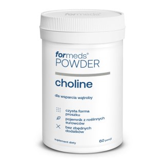 ForMeds F-Choline – Cholina w proszku 60 porcji, suplement diety wspierający pamięć i koncentrację