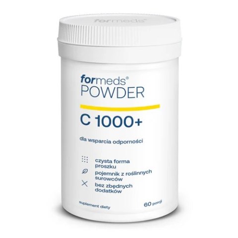 ForMeds Powder C 1000+ witamina C w proszku 60 porcji ForMeds Powder C 1000+ witamina C w proszku 60 porcji