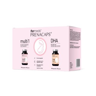 ForMeds Prenacaps Multi 1 + DHA – suplement diety dla kobiet w ciąży (do 12. tygodnia)