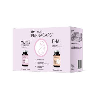 ForMeds Prenacaps Multi 2 + DHA – suplement diety dla kobiet od 13 tygodnia ciąży i karmiących