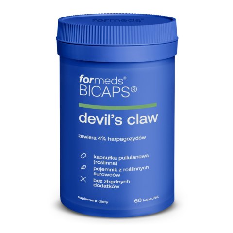 Formeds Bicaps Devil's Claw - Czarci Pazur 60 kapsułek wegańskich Formeds Bicaps Devil's Claw - Czarci Pazur 60 kapsułek wegańskich