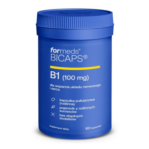 Formeds Bicaps Witamina B1 60 kapsułek wegańskich Formeds Bicaps Witamina B1 60 kapsułek wegańskich
