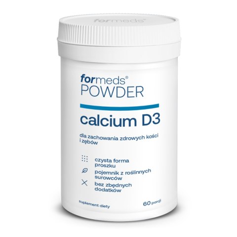 Formeds Powder Calcium D3 cytrynian wapnia + Witamina D3 60 porcji Formeds Powder Calcium D3 cytrynian wapnia + Witamina D3 60 porcji