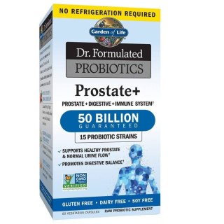 Garden of Life Dr. Formulated Probiotics Prostate+ – Suplement diety, 60 kapsułek wegańskich