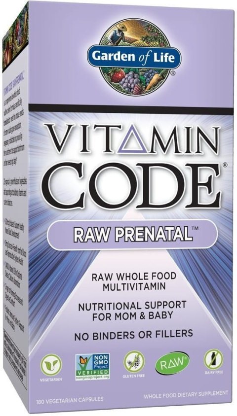 Garden Of Life Witamin Code RAW Prenatal 90 kapsułek wegańskich Garden Of Life Witamin Code RAW Prenatal 90 kapsułek wegańskich