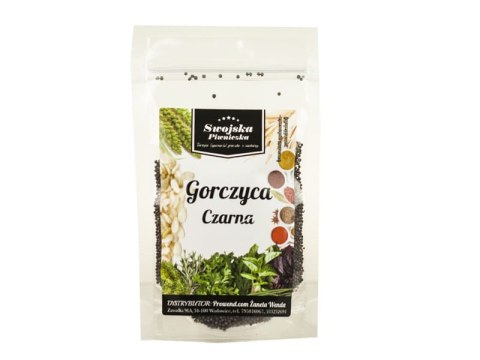 Gorczyca CZARNA 1kg Swojska Piwniczka SWOJSKA PIWNICZKA Gorczyca CZARNA 1kg Swojska Piwniczka SWOJSKA PIWNICZKA
