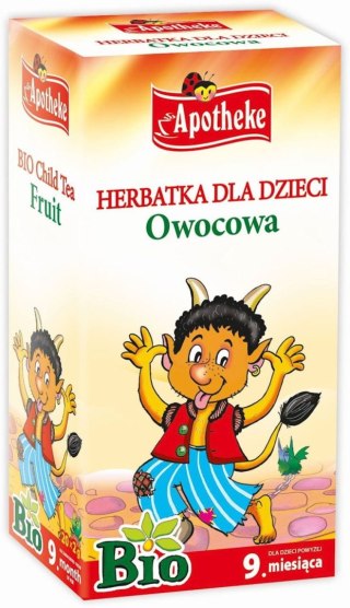 HERBATKA DLA DZIECI - OWOCOWA PO 9 MIESIĄCU BIO (20 x 2 g) 40 g - APOTHEKE APOTHEKE