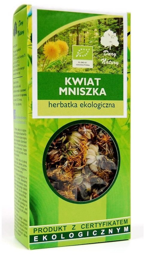 HERBATKA KWIAT MNISZKA BIO 25 g - DARY NATURY DARY NATURY - herbatki BIO HERBATKA KWIAT MNISZKA BIO 25 g - DARY NATURY DARY NATURY - herbatki BIO