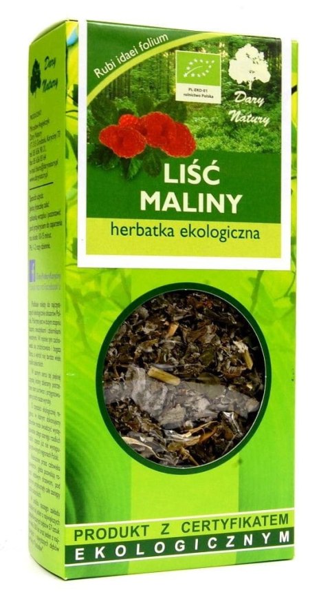 HERBATKA LIŚĆ MALINY BIO 25 g - DARY NATURY DARY NATURY - herbatki BIO HERBATKA LIŚĆ MALINY BIO 25 g - DARY NATURY DARY NATURY - herbatki BIO