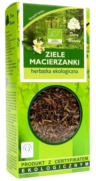 HERBATKA ZIELE MACIERZANKI BIO 25 g - DARY NATURY DARY NATURY - herbatki BIO