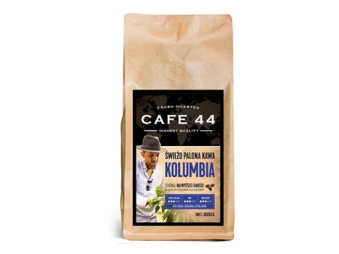KAWA ZIARNISTA ARABICA CAFE 44 KOLUMBIA 200G AGRO MMK KAWA ZIARNISTA ARABICA CAFE 44 KOLUMBIA 200G AGRO MMK