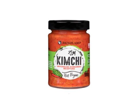 KIMCHI HOT VEGAN KOREAŃSKA KISZONA KAPUSTA 270G RUNOLAND RUNOLAND KIMCHI HOT VEGAN KOREAŃSKA KISZONA KAPUSTA 270G RUNOLAND RUNOLAND