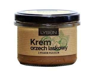 KREM ORZECH LASKOWY Z PYŁKIEM PSZCZELIM 200G ŁYSOŃ