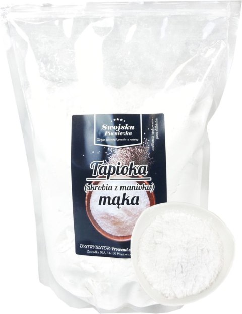 MĄKA TAPIOKOWA TAPIOKA MANIOK 1KG Swojska Piwniczka SWOJSKA PIWNICZKA MĄKA TAPIOKOWA TAPIOKA MANIOK 1KG Swojska Piwniczka SWOJSKA PIWNICZKA