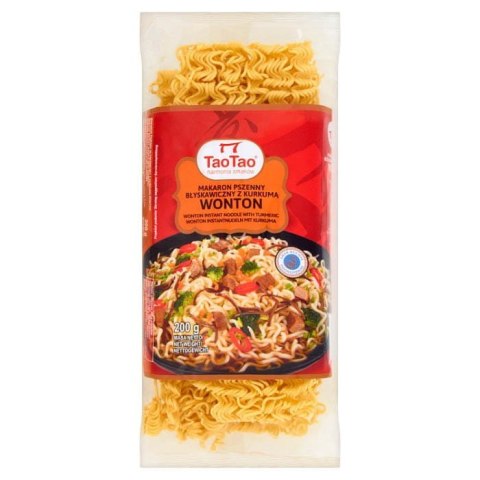 MAKARON PSZENNY BŁYSKAWICZNY WONTON 200G TAO TAO TAO-TAO MAKARON PSZENNY BŁYSKAWICZNY WONTON 200G TAO TAO TAO-TAO