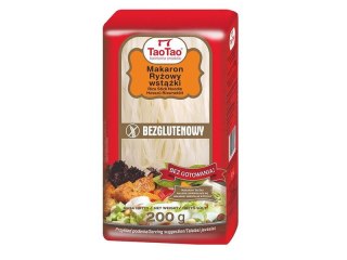 MAKARON RYŻOWY WSTĄŻKI 200G TAOTAO TAO-TAO