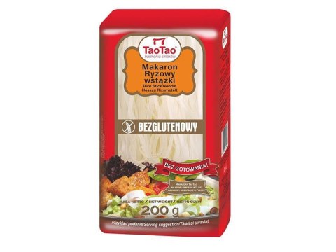 MAKARON RYŻOWY WSTĄŻKI 200G TAOTAO TAO-TAO MAKARON RYŻOWY WSTĄŻKI 200G TAOTAO TAO-TAO