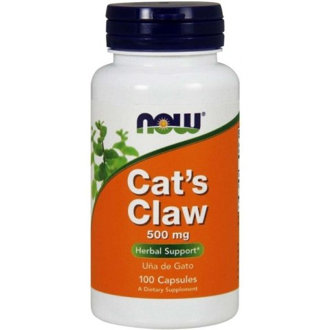 Now Foods Cat's Claw - Koci pazur 500mg 100 wegańskich kapsułek Now Foods Cat's Claw - Koci pazur 500mg 100 wegańskich kapsułek