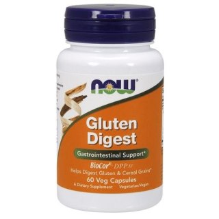Now Foods Gluten Digest – suplement diety na trawienie glutenu – 60 kapsułek wegańskich