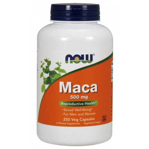 Now Foods Maca 500 mg 250 kapsułek wegańskich Now Foods Maca 500 mg 250 kapsułek wegańskich