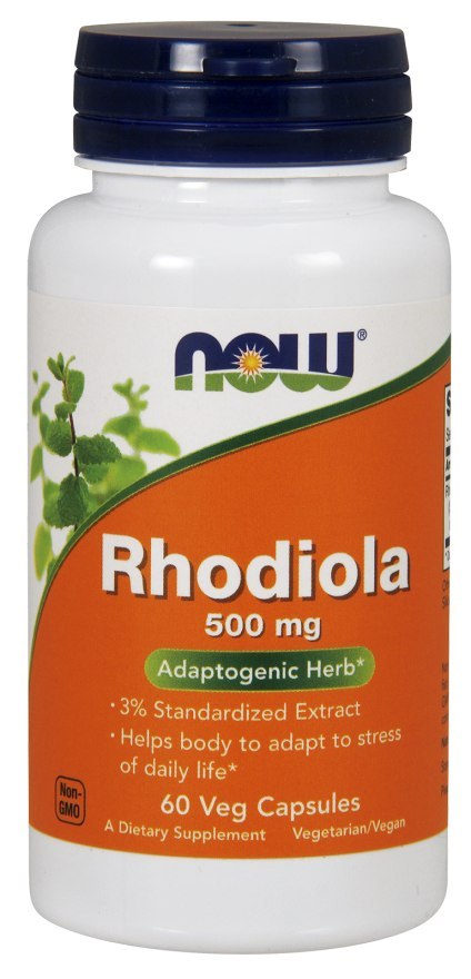 Now Foods Rhodiola Rosea (Różeniec Górski) 500mg 60 kapsułek wegańskich Now Foods Rhodiola Rosea (Różeniec Górski) 500mg 60 kapsułek wegańskich