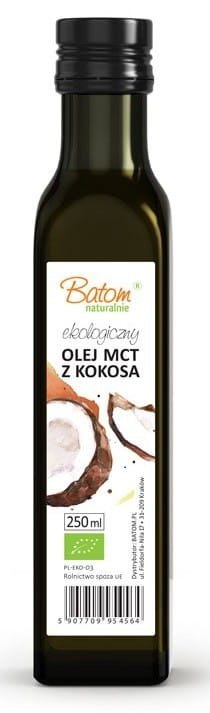 OLEJ KOKOSOWY MCT KETO BIO 250 ml - BATOM BATOM