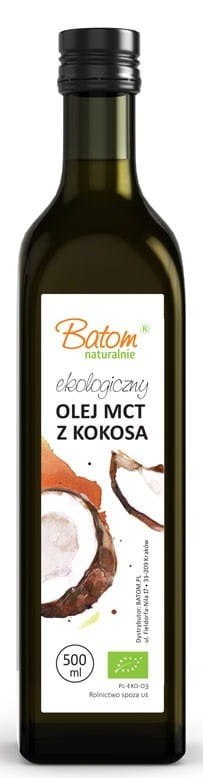 OLEJ KOKOSOWY MCT KETO BIO 500 ml - BATOM BATOM