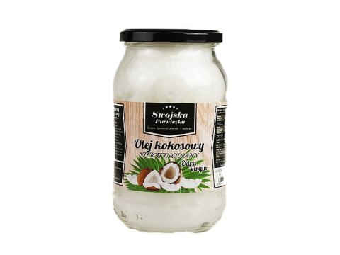 OLEJ KOKOSOWY VIRGIN NIERAFINOWANY 900ML SWOJSKA PIWNICZKA OLEJ KOKOSOWY VIRGIN NIERAFINOWANY 900ML SWOJSKA PIWNICZKA