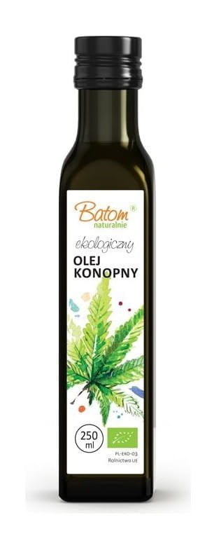 OLEJ KONOPNY TŁOCZONY NA ZIMNO BIO 250 ml - BATOM BATOM