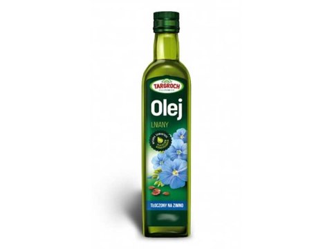 OLEJ LNIANY ZIMNOTŁOCZONY 500ML TARGROCH TARGROCH OLEJ LNIANY ZIMNOTŁOCZONY 500ML TARGROCH TARGROCH