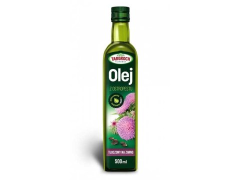 OLEJ Z OSTROPESTU ZIMNOTŁOCZONY 500ML TARGROCH TARGROCH OLEJ Z OSTROPESTU ZIMNOTŁOCZONY 500ML TARGROCH TARGROCH