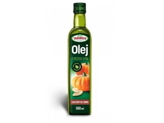 OLEJ Z PESTEK DYNI ZIMNOTŁOCZONY 500ML TARGROCH TARGROCH