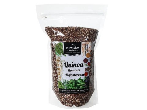 QUINOA TRÓJKOLOROWA KOMOSA RYŻOWA 500G SWOJSKA PIWNICZKA SWOJSKA PIWNICZKA QUINOA TRÓJKOLOROWA KOMOSA RYŻOWA 500G SWOJSKA PIWNICZKA SWOJSKA PIWNICZKA