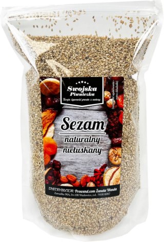 SEZAM NATURALNY NIEŁUSKANY 500g SWOJSKA PIWNICZKA SWOJSKA PIWNICZKA