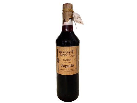 SYROP JAGODA 1L PIWNICZKA BABUNI PIWNICZKA BABUNI SYROP JAGODA 1L PIWNICZKA BABUNI PIWNICZKA BABUNI