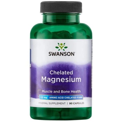 Swanson Albion Chelat Magnezu 133 mg 90 kapsułek Swanson Albion Chelat Magnezu 133 mg 90 kapsułek