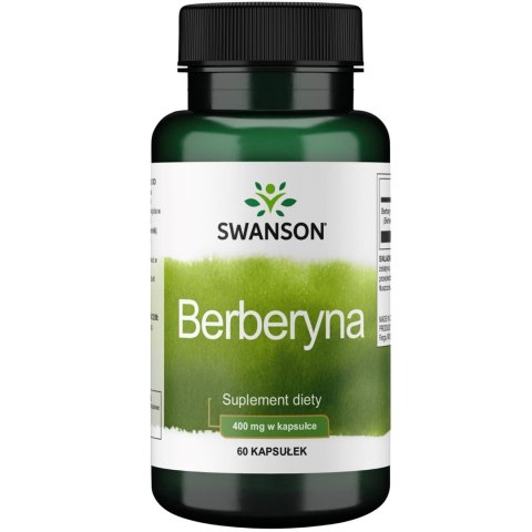 Swanson Berberine (Berberyna) 400 mg 60 kapsułek Swanson Berberine (Berberyna) 400 mg 60 kapsułek
